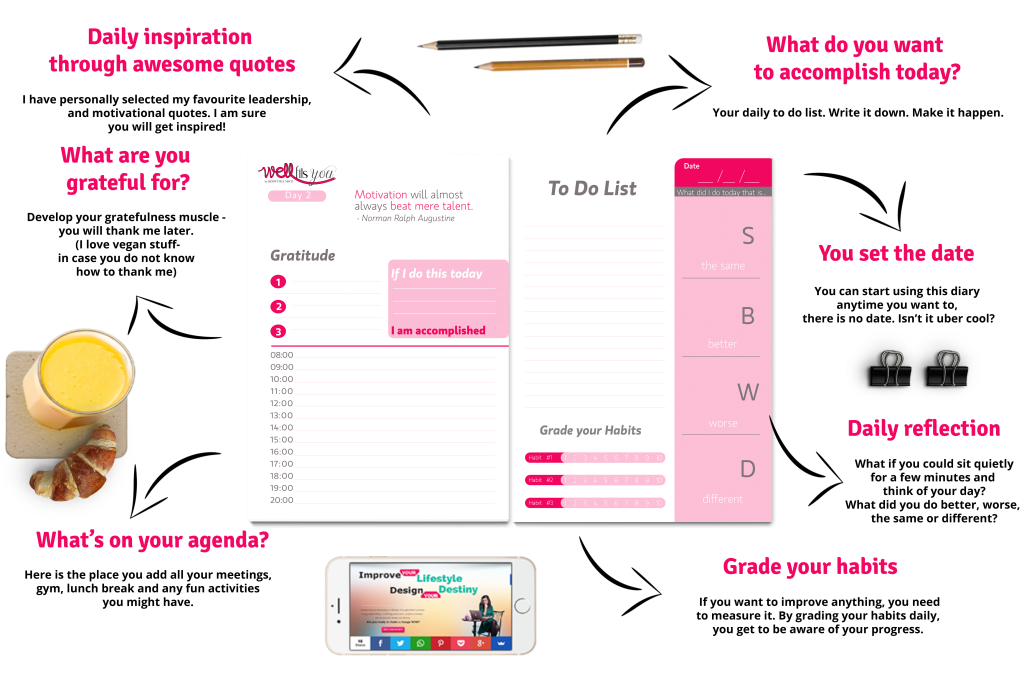 Plan Your Lifestyle Diary- to do list tips